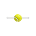 Tennis Ball Whoop Charm